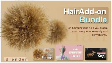 Hair Add-On Bundle - Blender addons