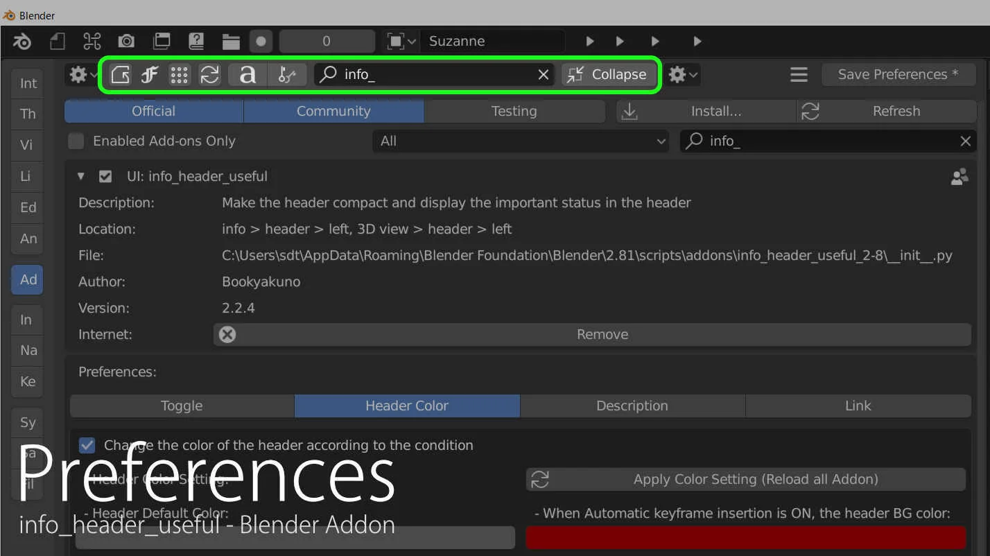 Info Header Useful screenshot 6