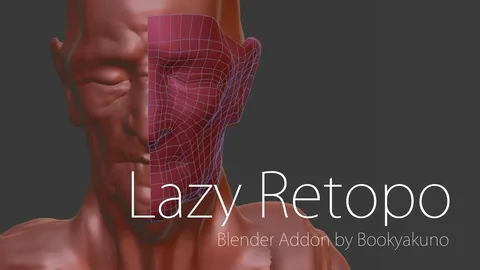 Lazy Retopo - Blender addons