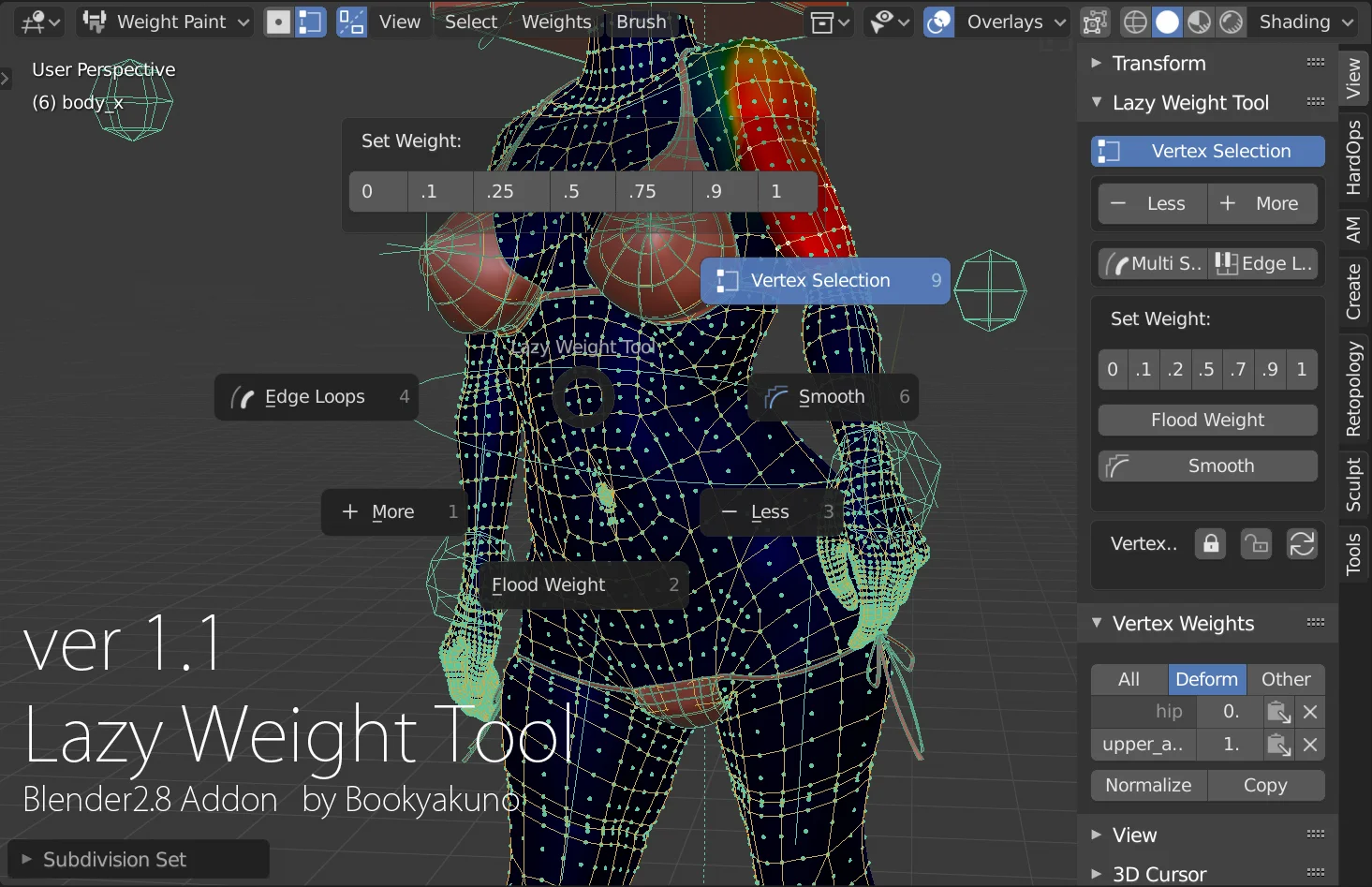 Lazy Weight Tool screenshot 2