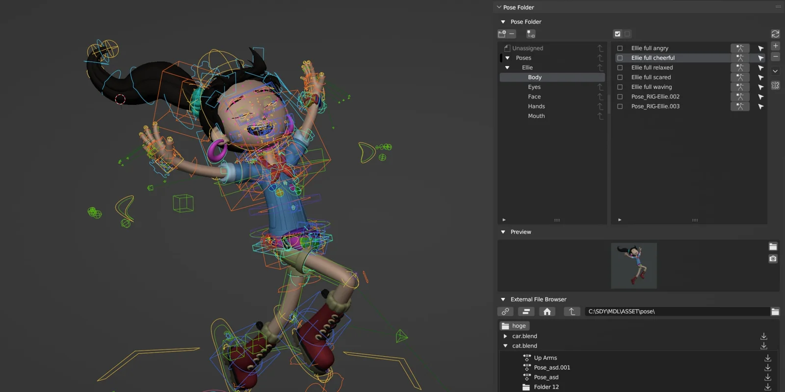 Pose Folder screenshot 2