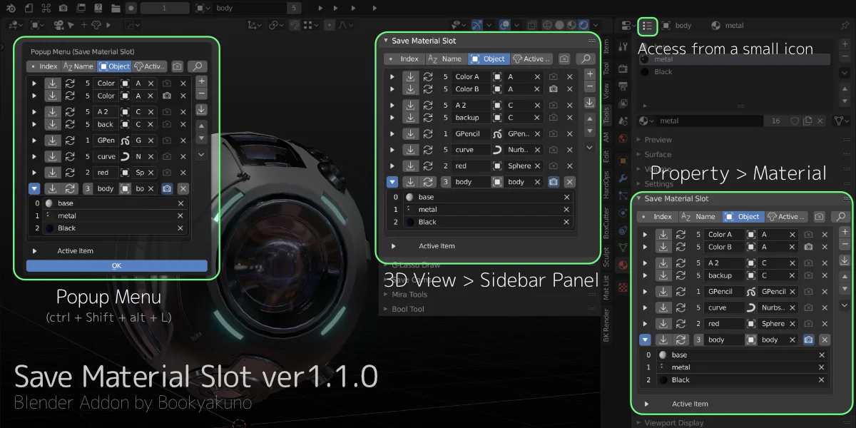 Save Material Slot screenshot 5