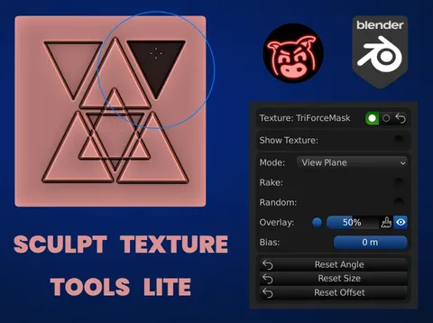 Sculpt Texture Tool Lite - Blender addons