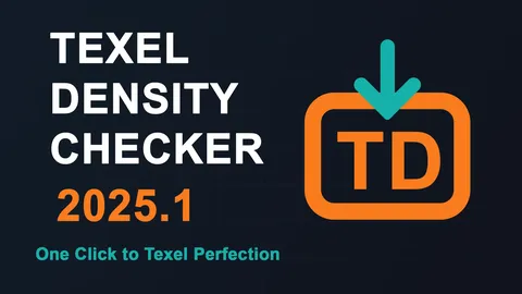 Texel Density Checker - Blender addons