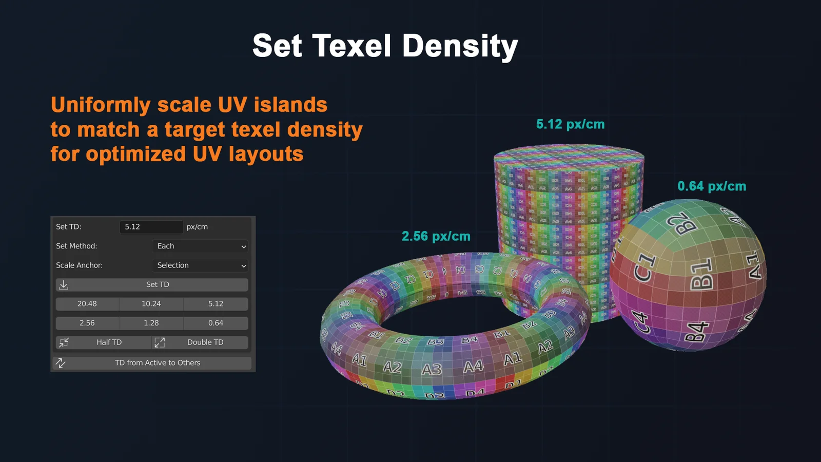 Texel Density Checker screenshot 3