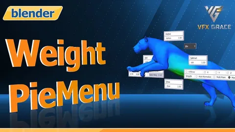 Weight Pie Menu - Blender addons