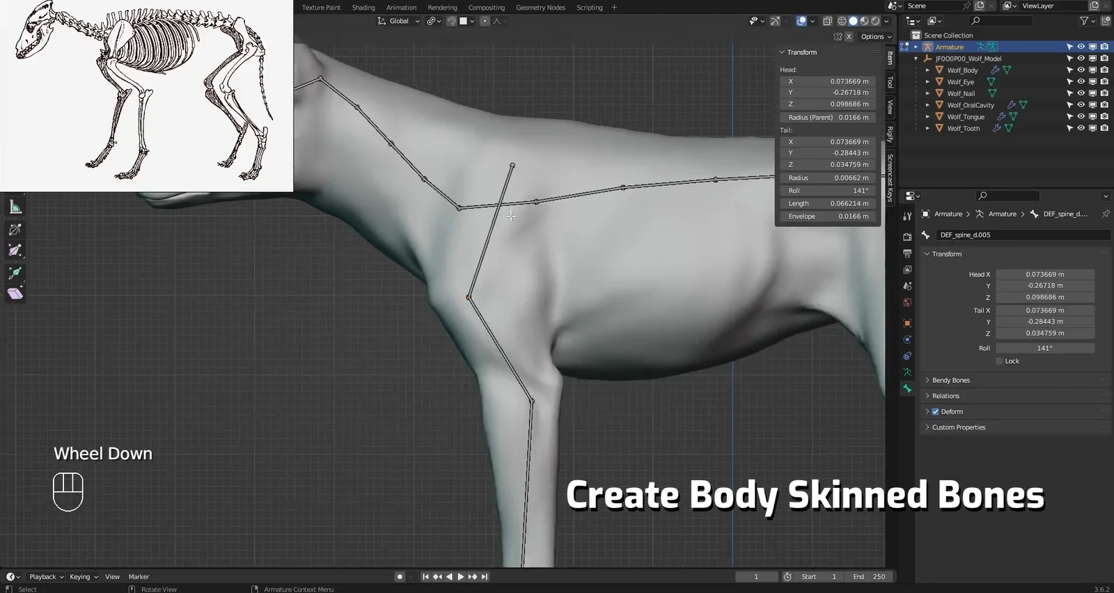 Eurasian Wolf Advanced Rigging Case Study screenshot 2