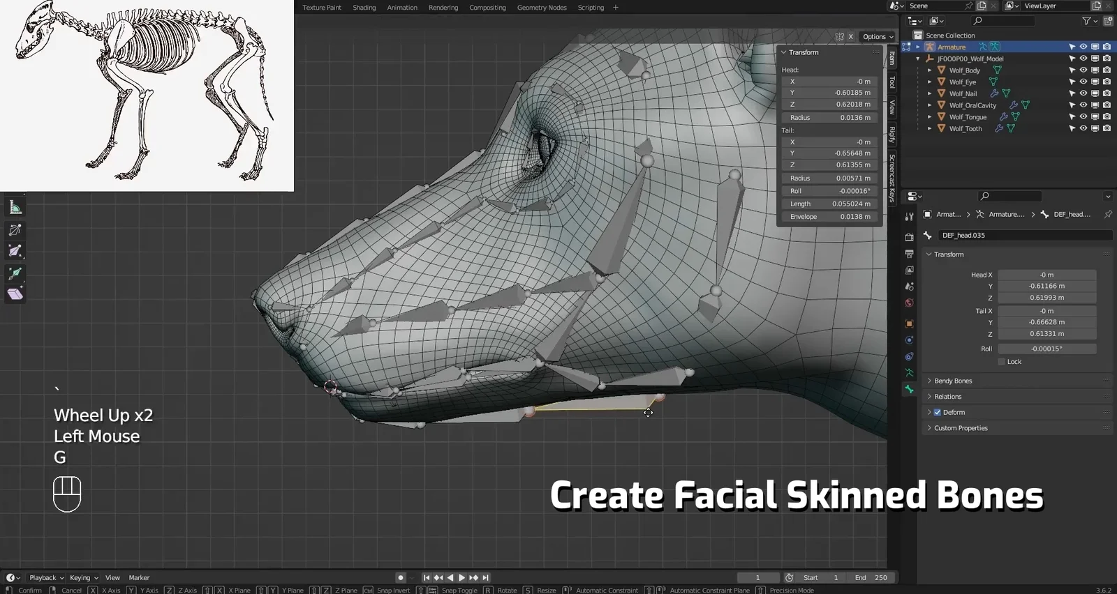 Eurasian Wolf Advanced Rigging Case Study screenshot 4