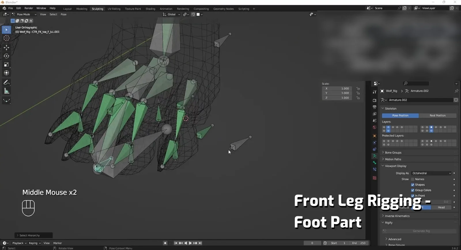 Eurasian Wolf Advanced Rigging Case Study screenshot 5