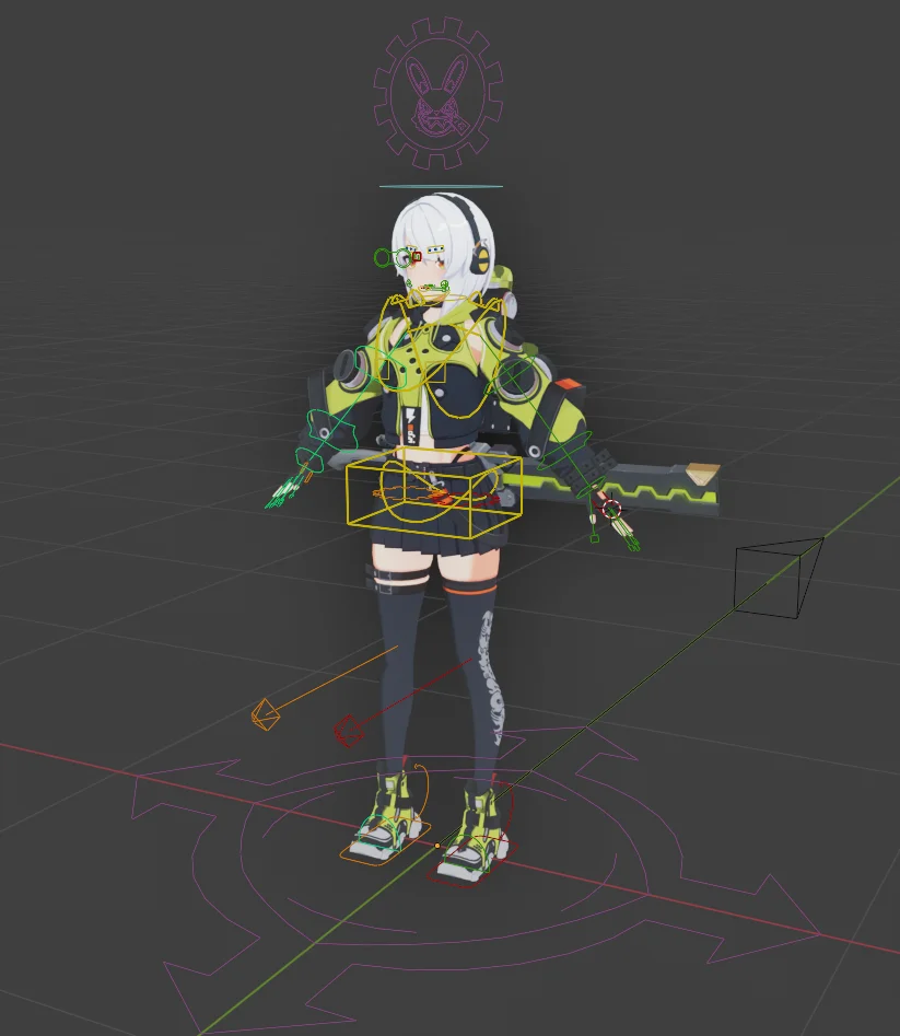 Anby Animation Rig screenshot 4