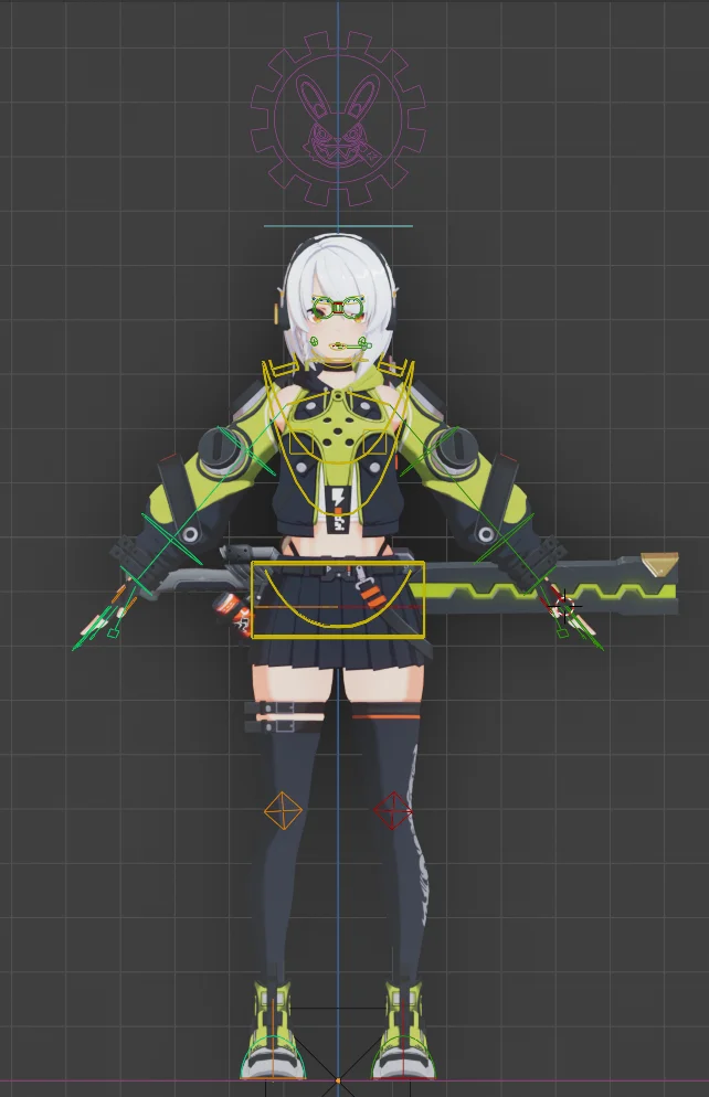 Anby Animation Rig screenshot 5