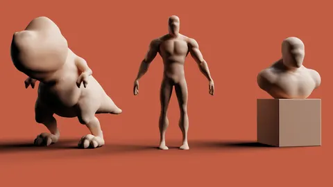 Base Mesh Pack - Blender 3d models