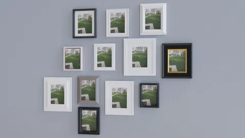 Photo Frames Asset Pack - Blender 3d models