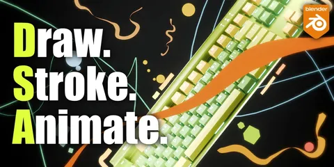 Motion Stroke FX - Blender geometry nodes
