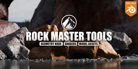 Rock Master Tools - Blender geometry nodes