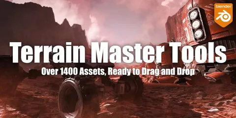 Terrain Master Tools - Blender 3d models