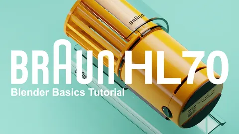 Blender Basics: Braun HL70 - Blender tutorials & courses