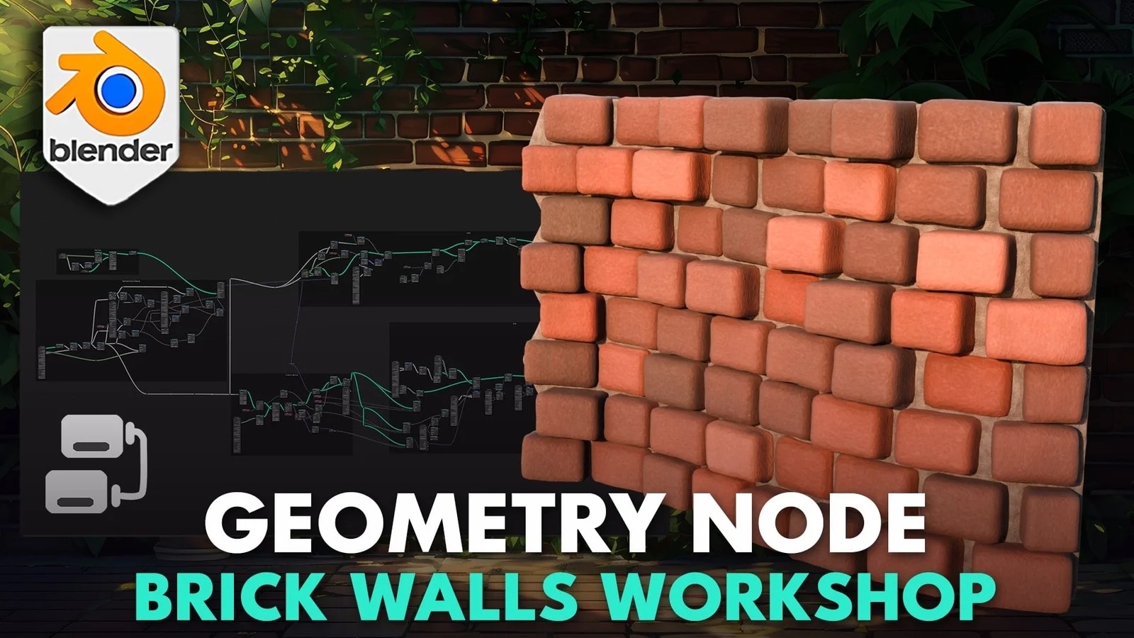 Geometry Node Brick Walls Workshop screenshot 2