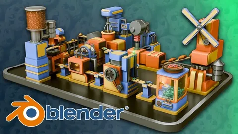 Beginner Masterclass: Cookie Factory - Blender tutorials & courses