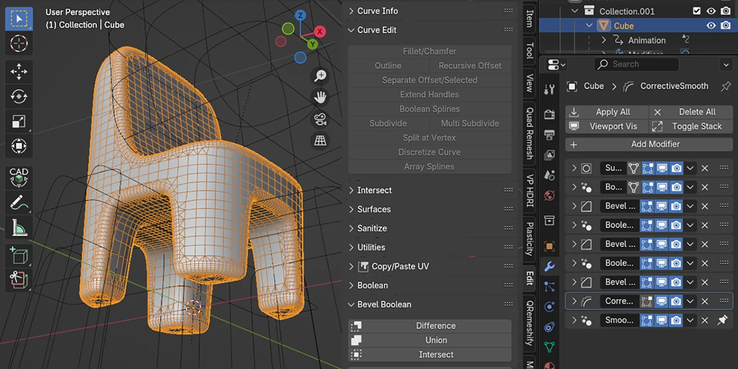 Boolean Bevel screenshot 3