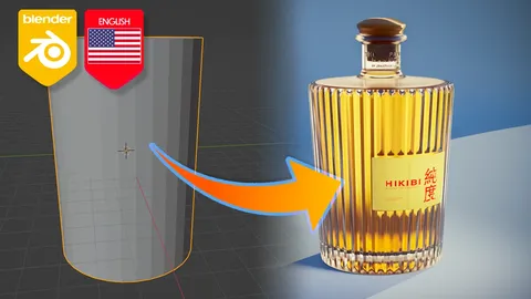 Bottle 3D Render - Blender scenes