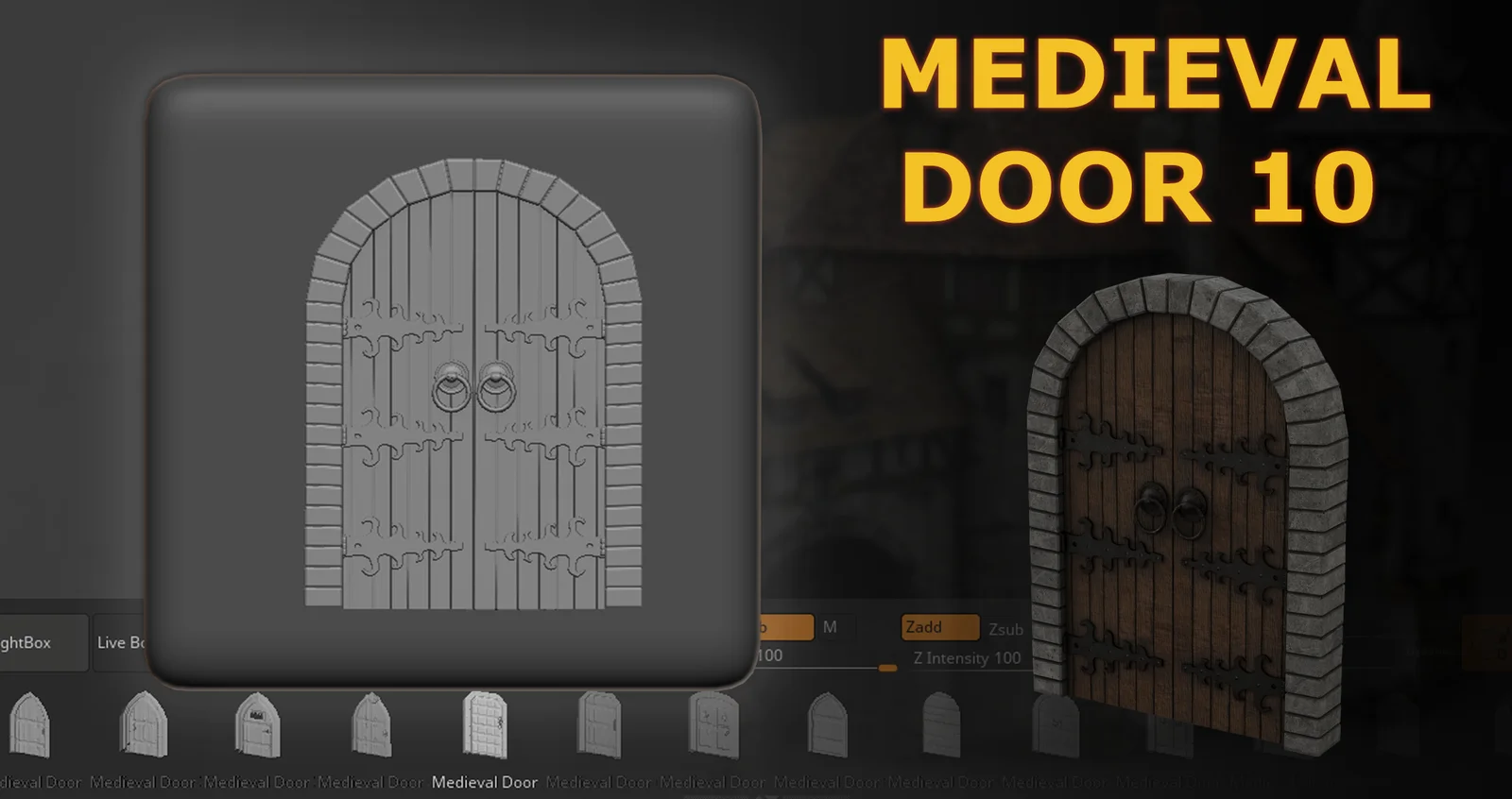 Medieval Doors Brush Pack screenshot 3