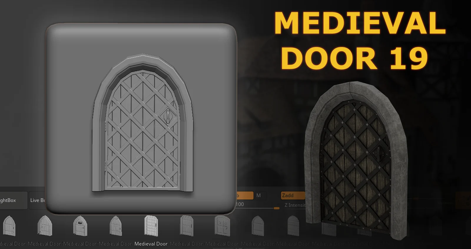 Medieval Doors Brush Pack screenshot 4