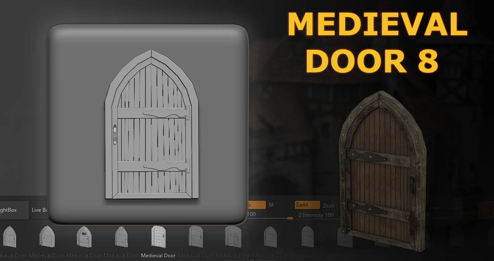 Medieval Doors Brush Pack screenshot 5