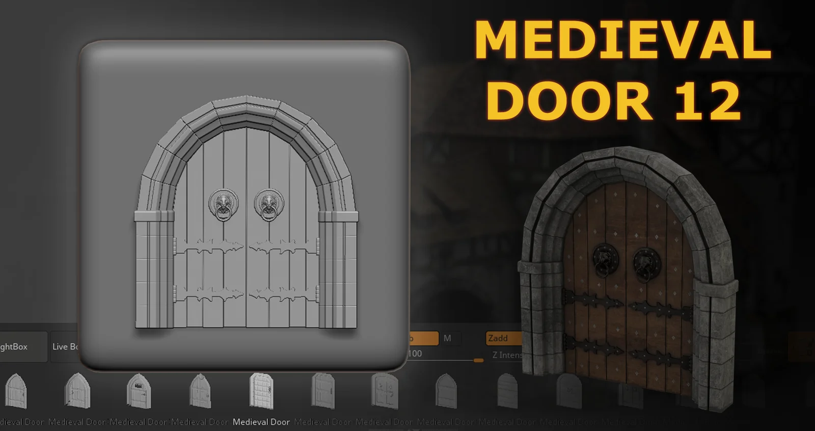 Medieval Doors Brush Pack screenshot 7