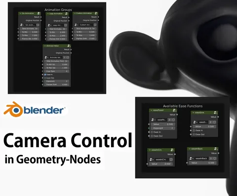 Camera Control via Geometry Nodes - Blender geometry nodes