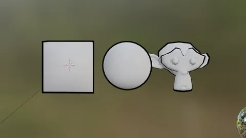 Cartoon Outlines - Blender geometry nodes