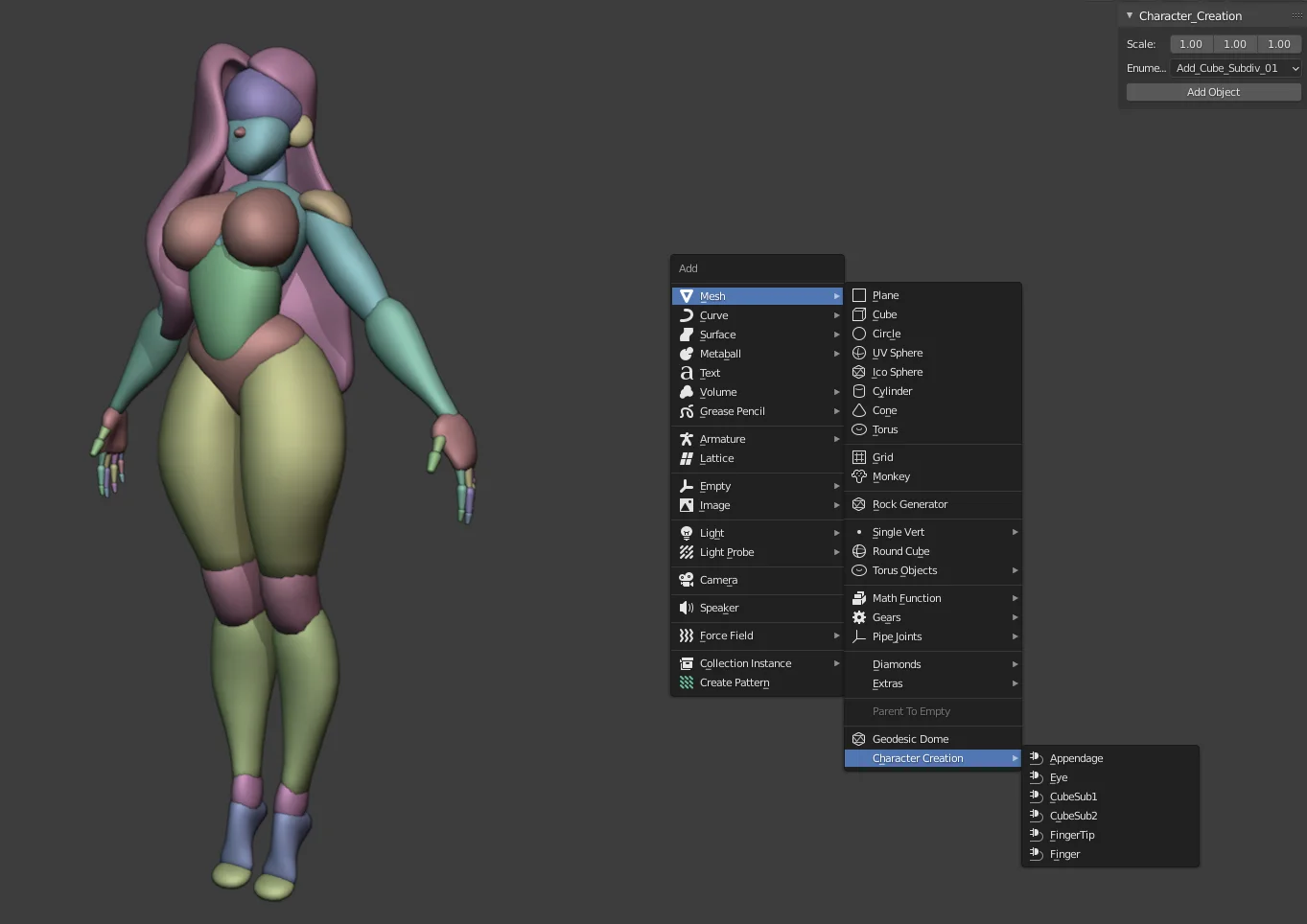 Character Creation screenshot 2