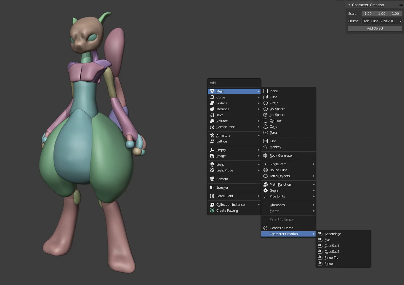 Character Creation screenshot 3