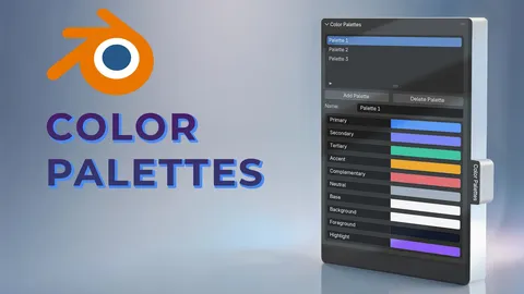 Global Color Palettes - Blender addons
