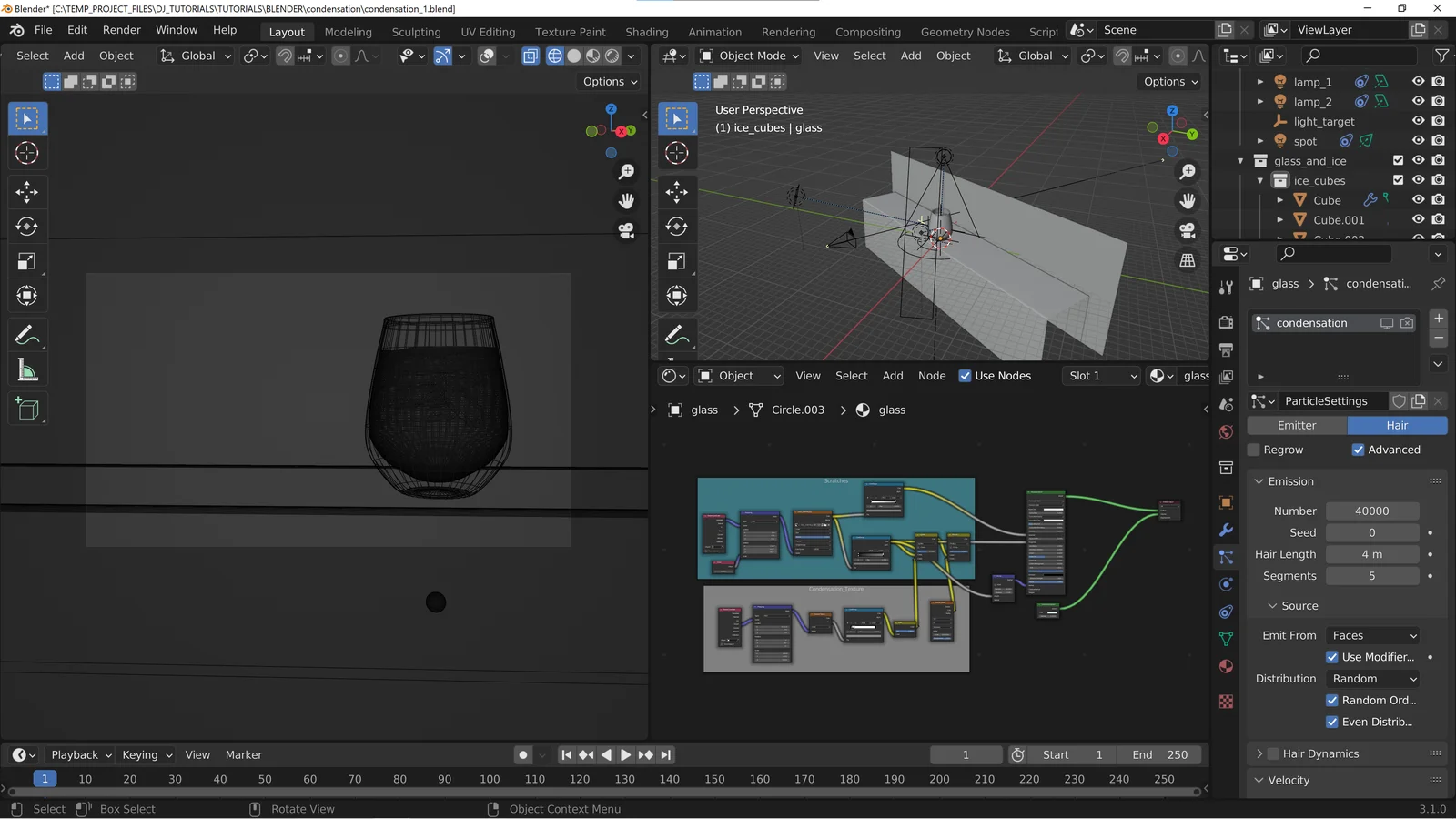 Glass and Ice Tutorial Project screenshot 2