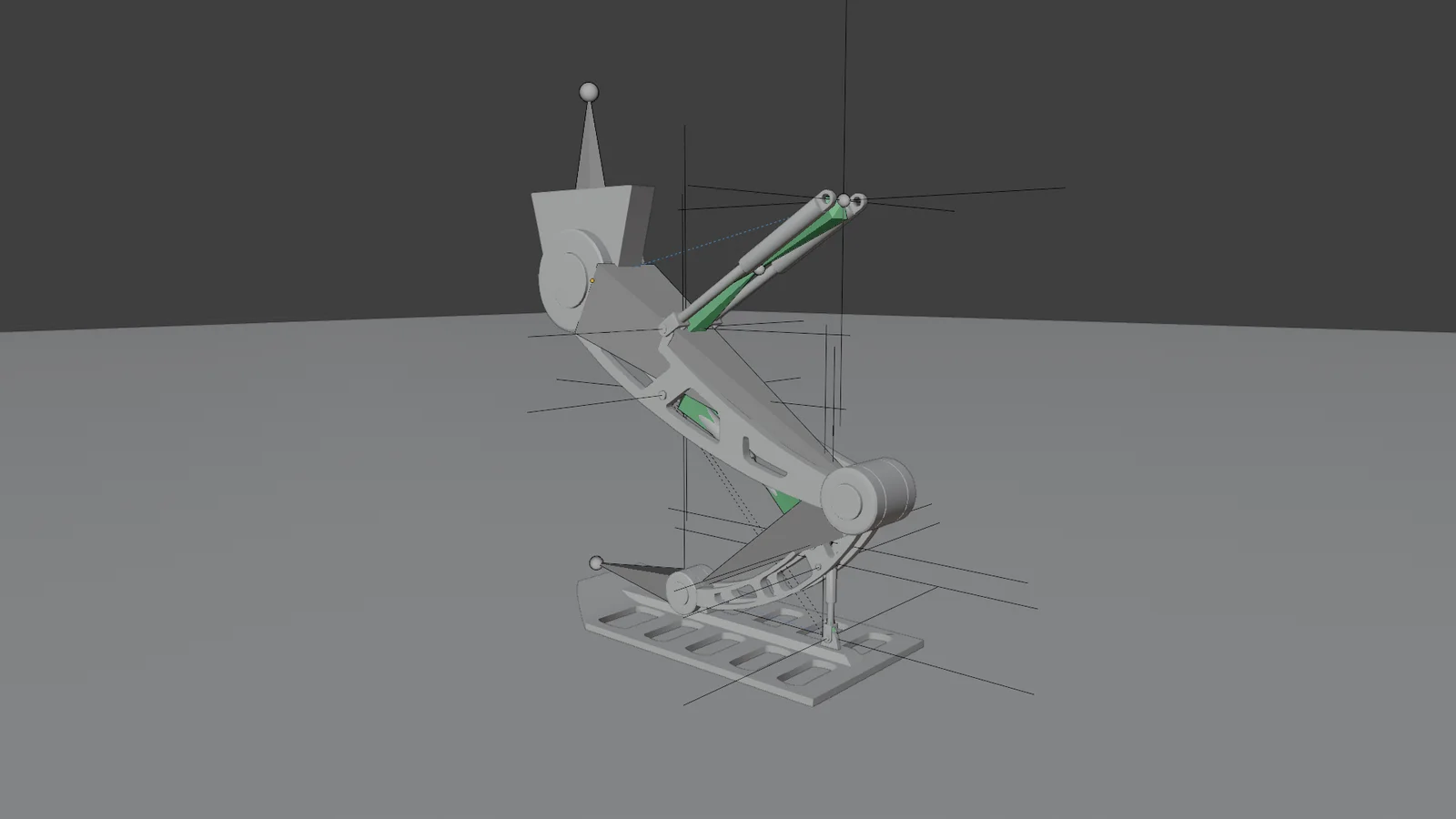 Creating Sci-Fi Landing Gear screenshot 2