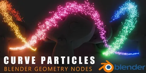 Curve Particle Tool - Blender geometry nodes