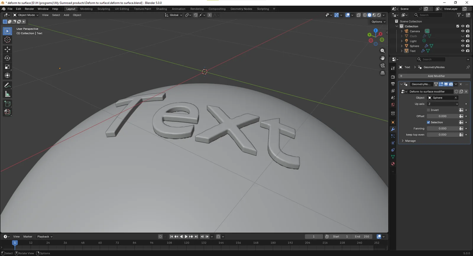 Deform to Surface screenshot 3