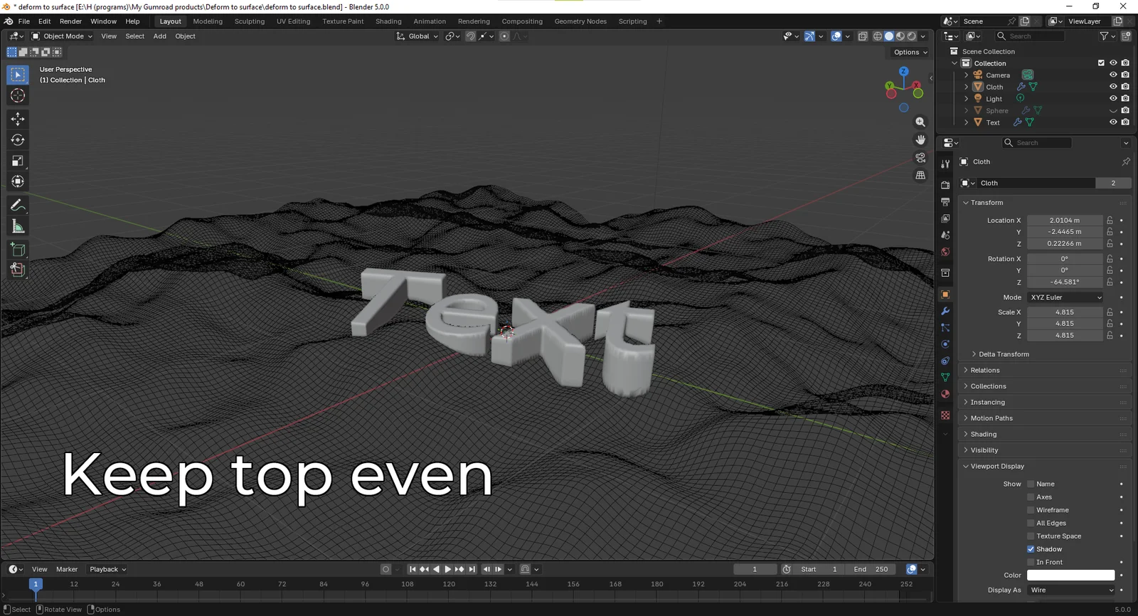 Deform to Surface screenshot 8