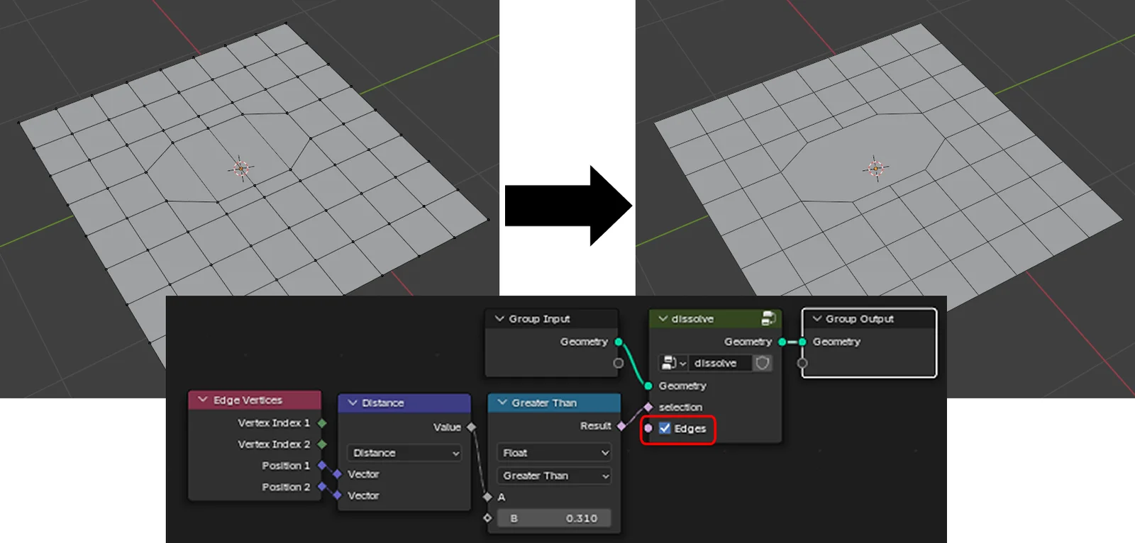 Dissolve Node screenshot 3