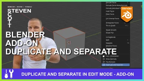 Duplicate and Separate - Blender addons