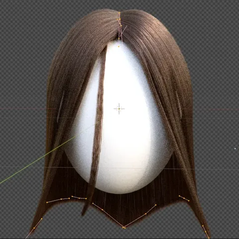 Easy Hair Creator - Blender geometry nodes