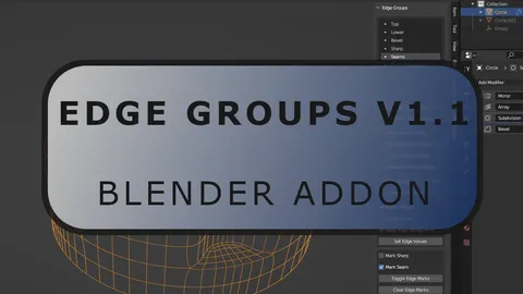 Edge Groups - Blender addons