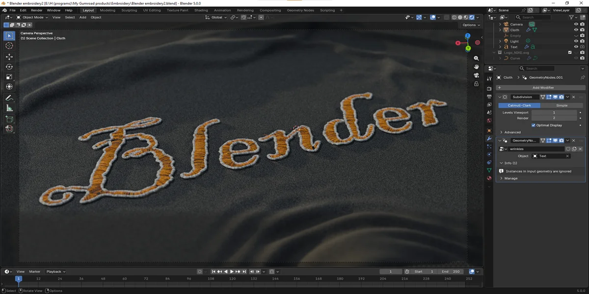 Blender Embroidery screenshot 2
