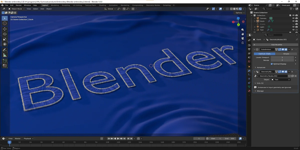 Blender Embroidery screenshot 4
