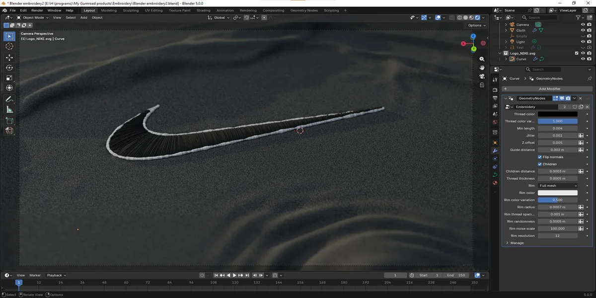 Blender Embroidery screenshot 6