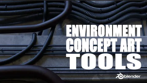 Environment Concept Art Tools - Blender geometry nodes