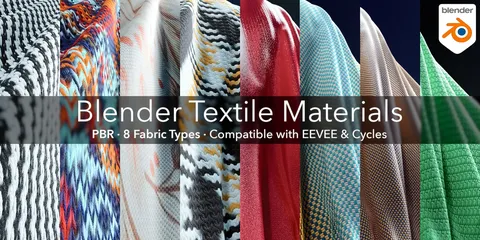 Fabric Material Pack - Blender shaders