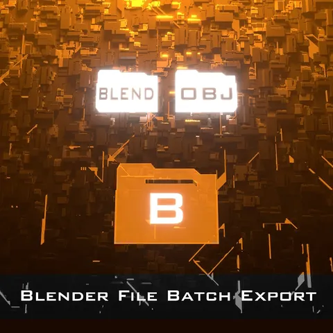 File Batch Export - Blender addons