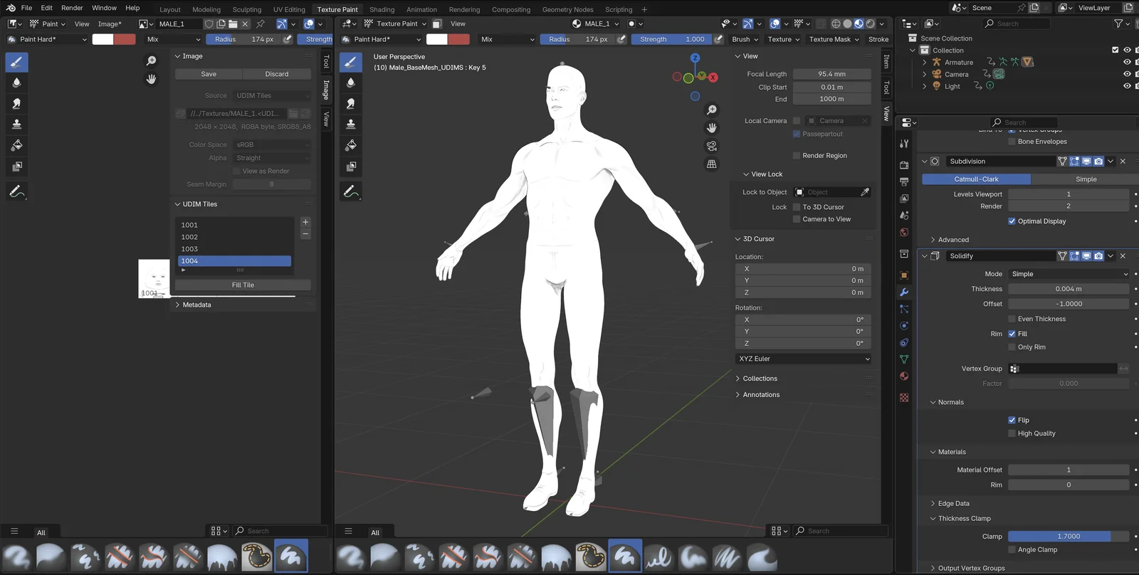 Male Base Mesh screenshot 3